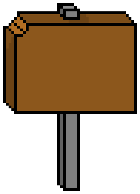 Pixel sign by Poddish on DeviantArt