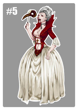 CLOSED Character Design Study - vampire #5