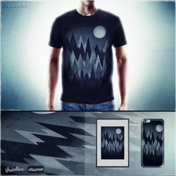 Dark Mystery Peak Wood's @Threadless