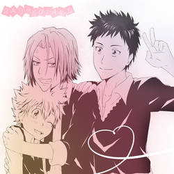 Tsuna, Gokudera and Yamamoto