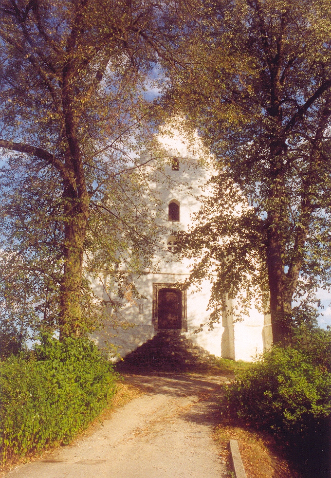 pointillic church