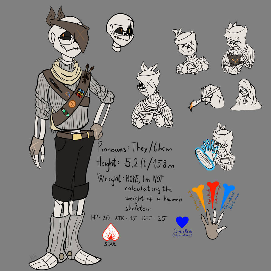Undertale Skeleton OC by KatDOS147 on DeviantArt