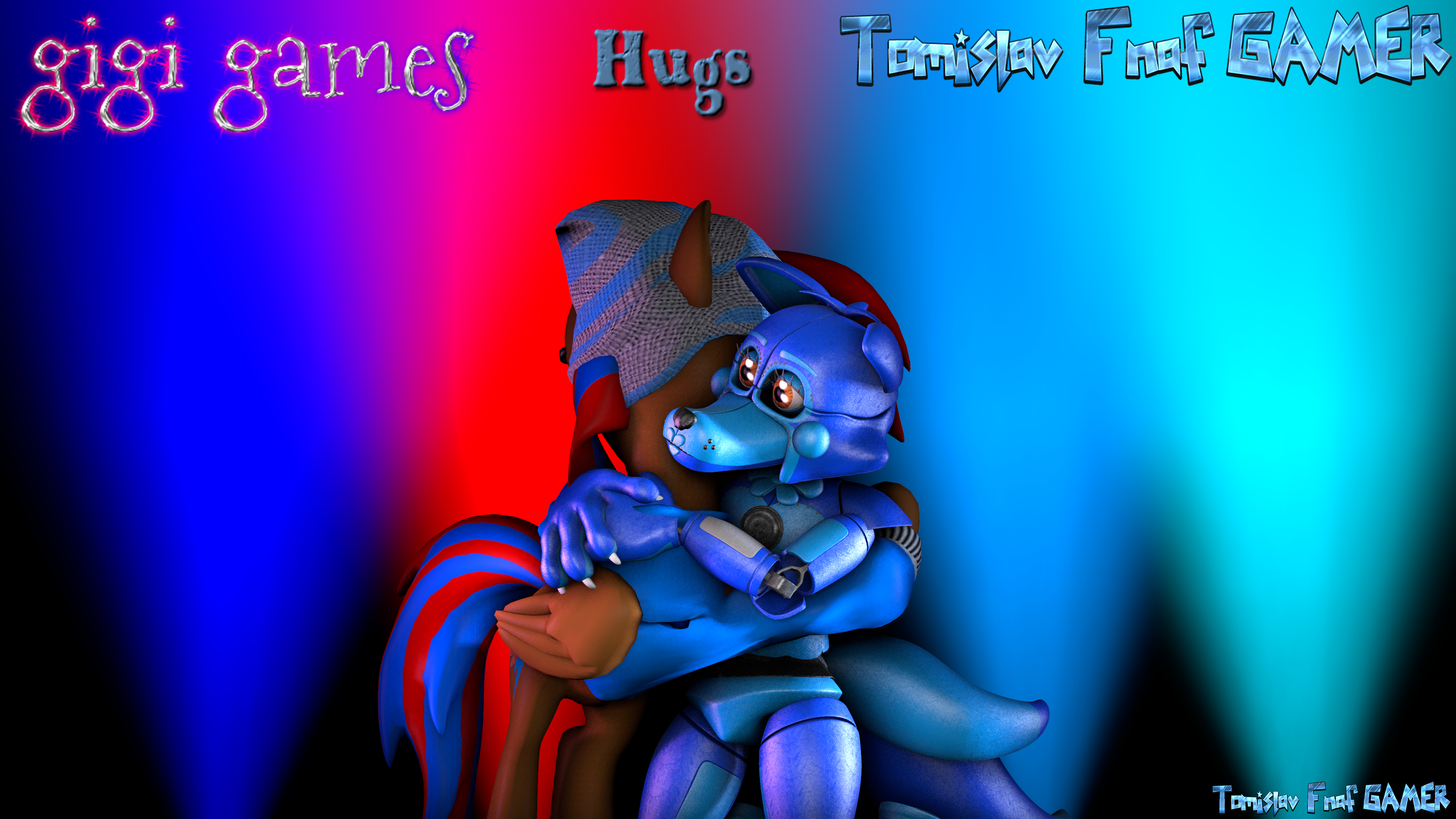 Tomislav Fnaf GAMER Hugs gigi games :3