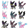 Pride Eeveelution adopts (3/9 Open)