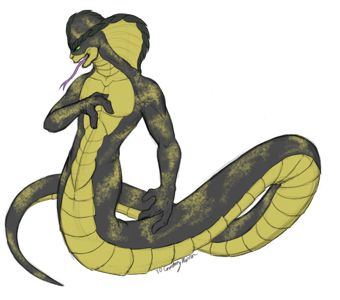 Gaia - Snake Guardian Commish