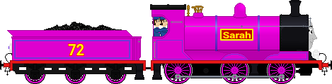 Pink Engine Drawing Sarah the pink engine (right) by miguelsilva12 on DeviantArt