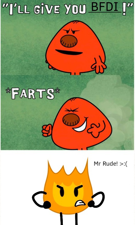 Infinity Rude Boy Firey says, 'Mr Rude!' by Jcbknght on DeviantArt