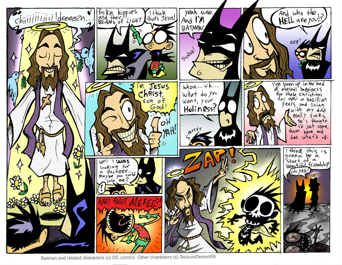 Batman and Jesus pg 2 by BatmanandJesus on DeviantArt