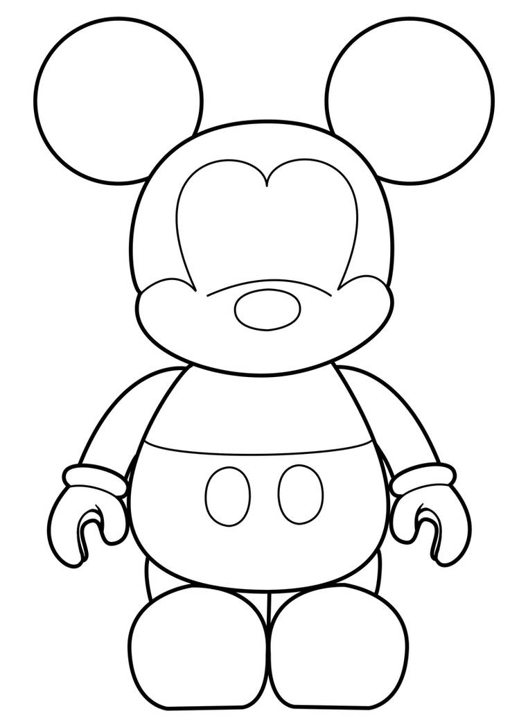 Mickey Vinylmation Template By Errantscarecrow On DeviantArt