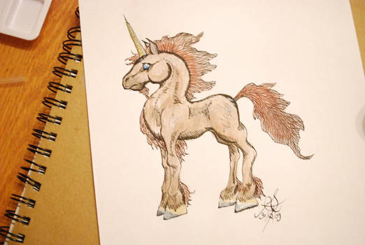 Ink Unicorn - colored -