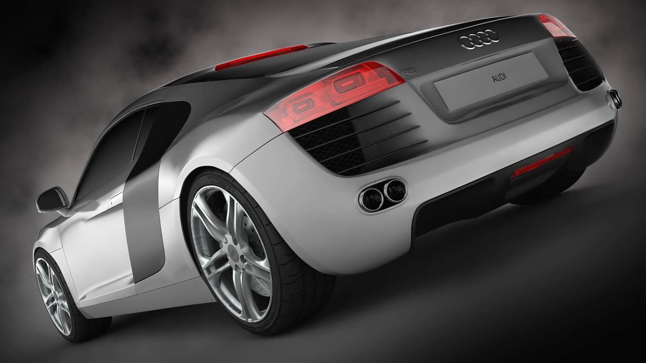 Audi R8 Rear by Jax3D on DeviantArt