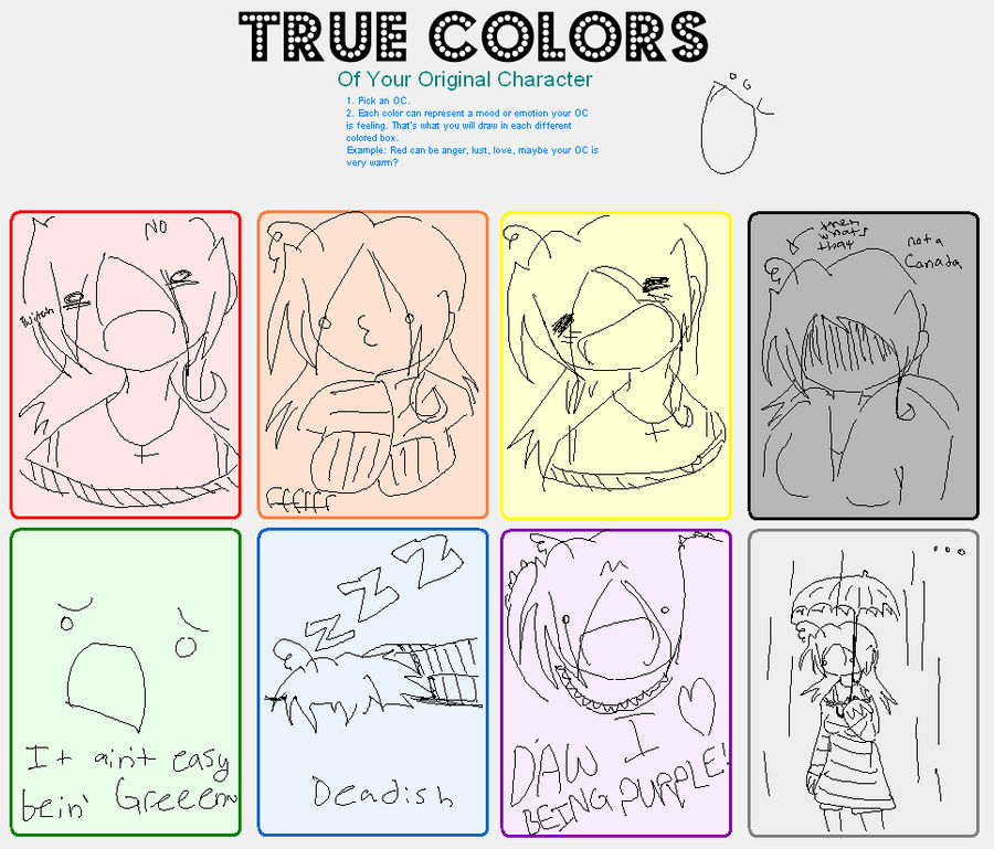 COLOR MEME by LOLAtack892 on DeviantArt
