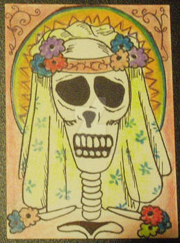 Death's Bride 1 Day of the Dead ACEO