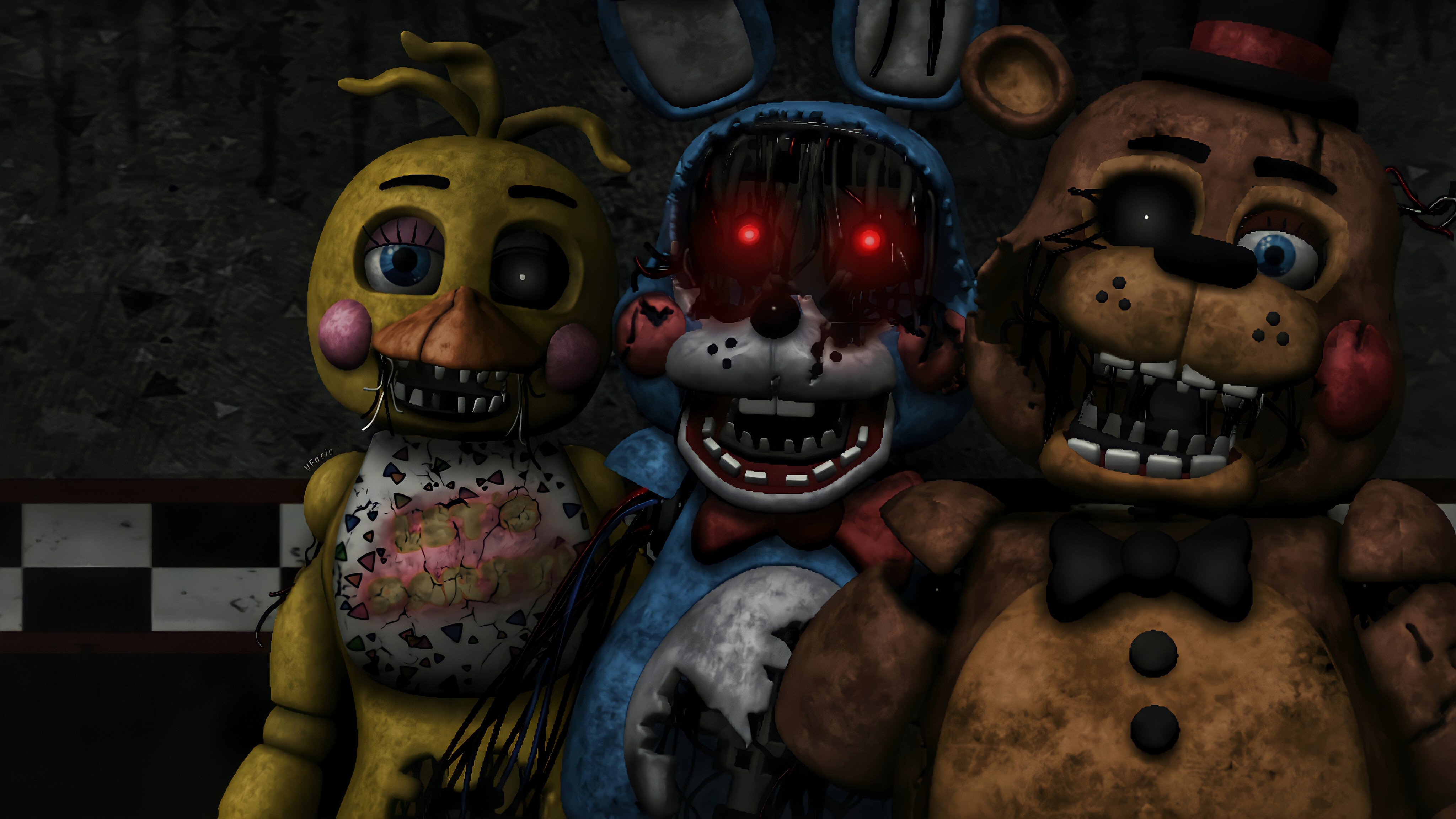 Withered Chica by VFario on DeviantArt