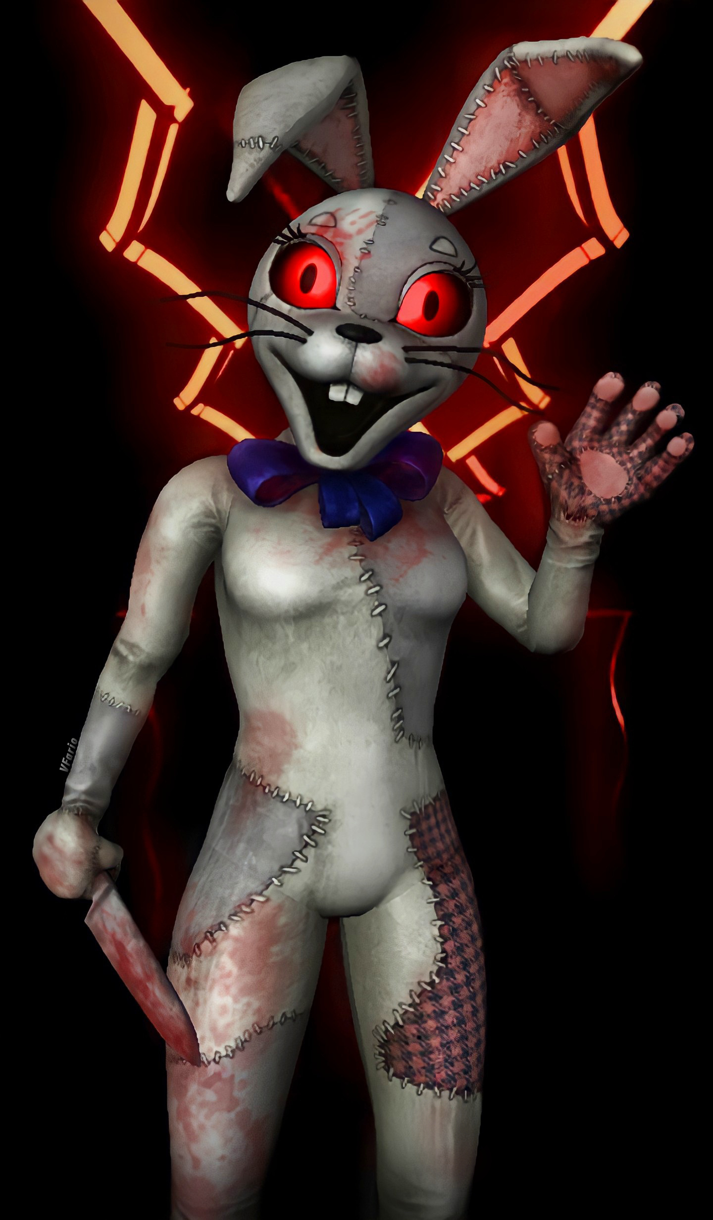 Nightmare Vanny in FNaF 4! by RealZBonnieXD on DeviantArt