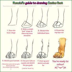 Ren's Canine Feet Tutorial