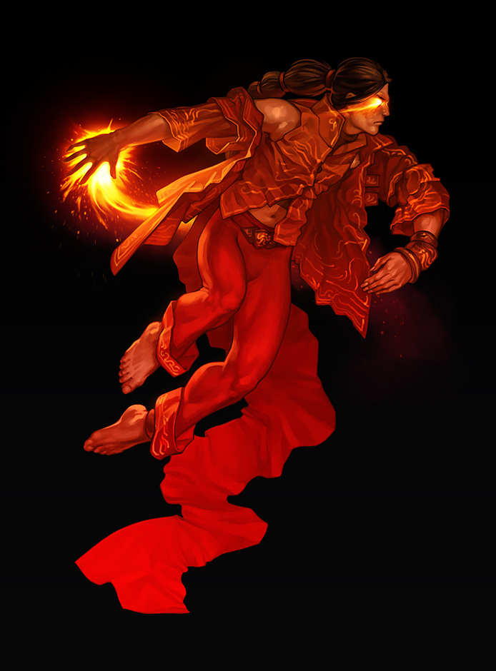 The fire mage