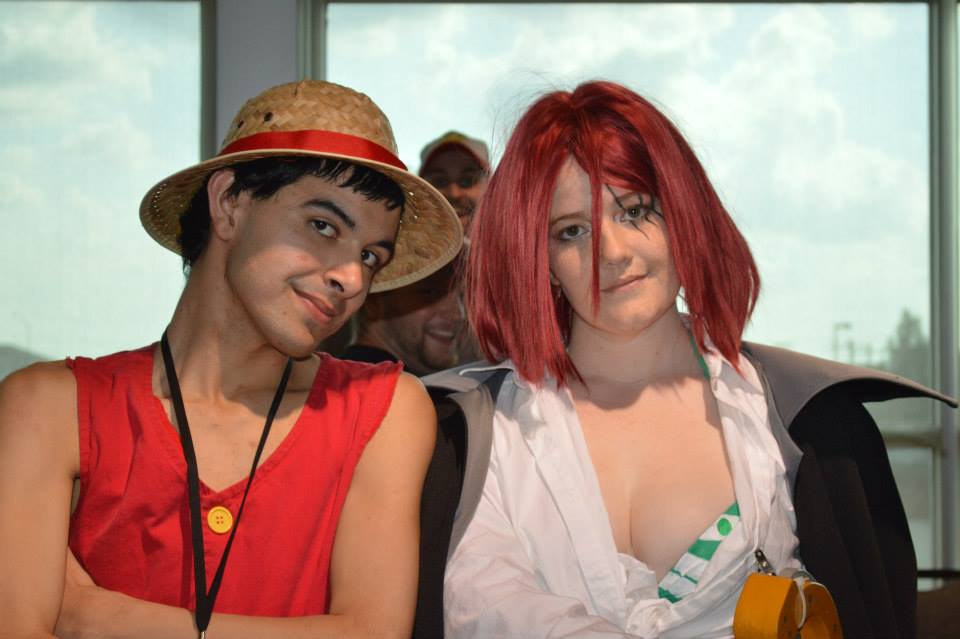 shanks and luffy at soonercon