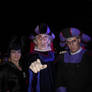 Maleficient and two Frollos