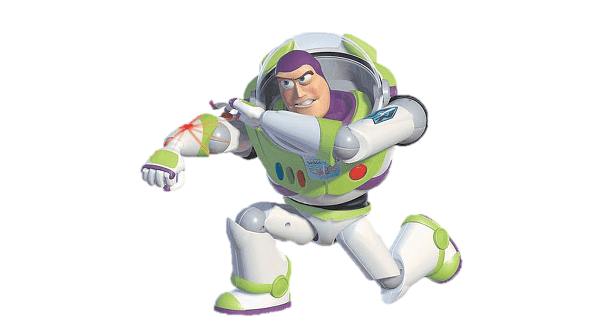 Buzz Lightyear pointing the laser by diegohuanca on DeviantArt