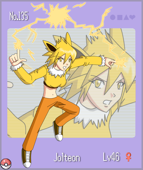 Pokemon Gijinka No.135 Jolteon