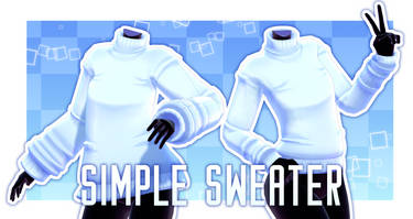 [MMD] Simple Sweater + Download