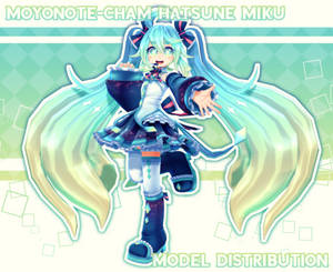 [MMD] Moyonote-Cham Hatsune Miku + Download