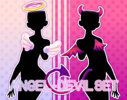 [MMD] Angel-Devil Set + Download