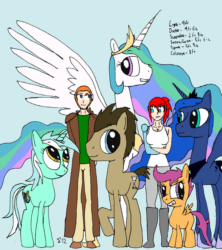 Mlp Comparisons MLP:FiM/CotS - Size comparison by SigmatheArtist on DeviantArt