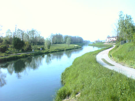 Canale della Muzza, Lodi, Ital