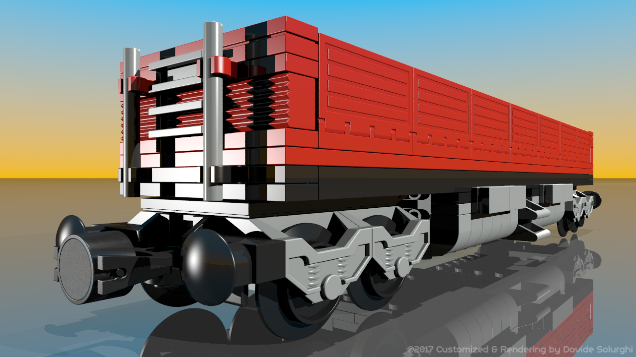 Lego 2126 Train Cars Customized by Davide by