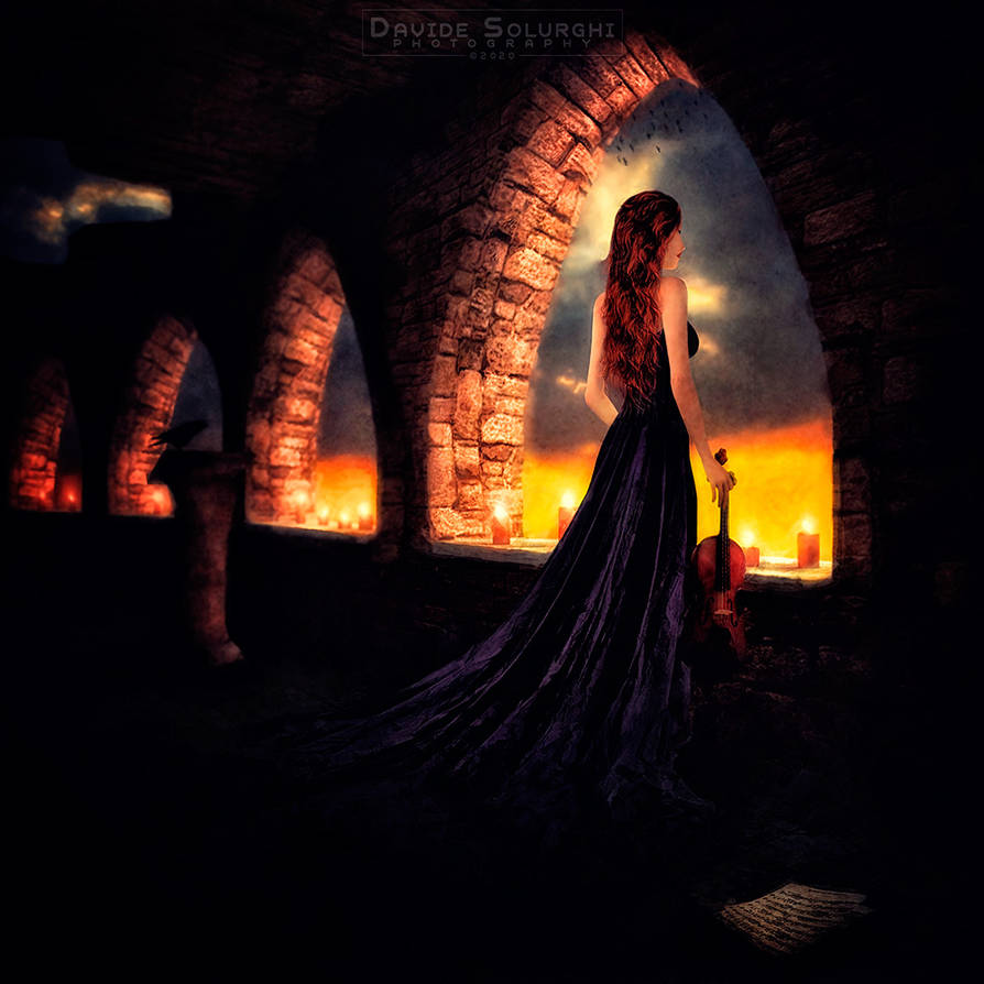 The silence of the soul (Mix between photo and dra