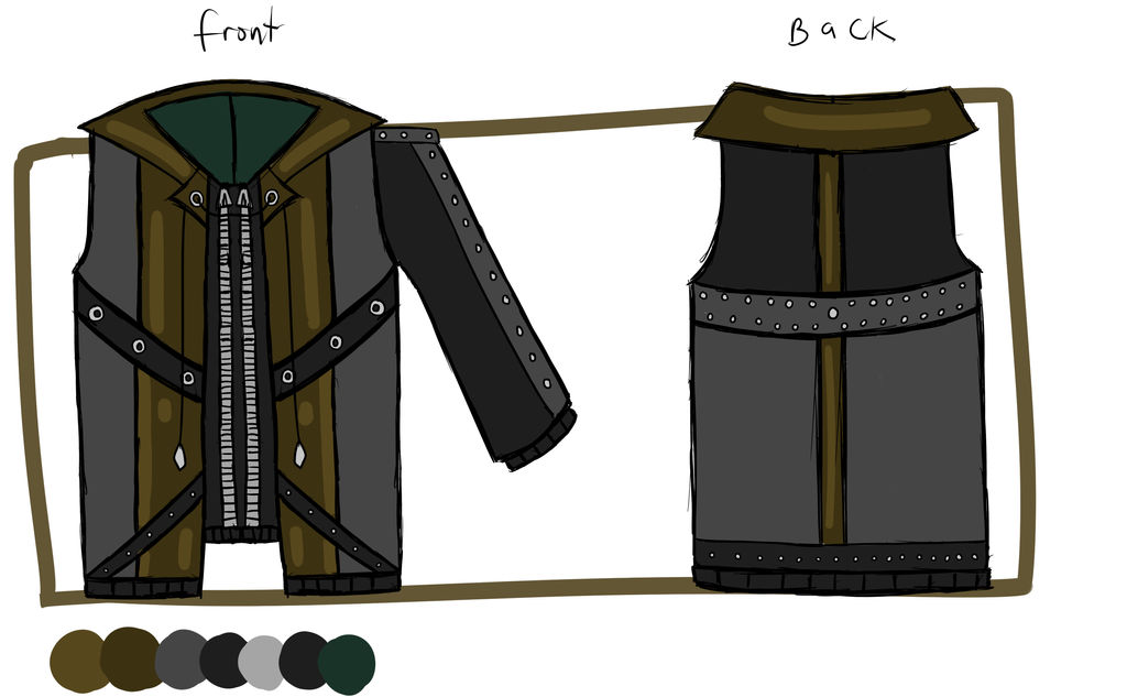 Coat collection: design 1 by deviantofblades on DeviantArt