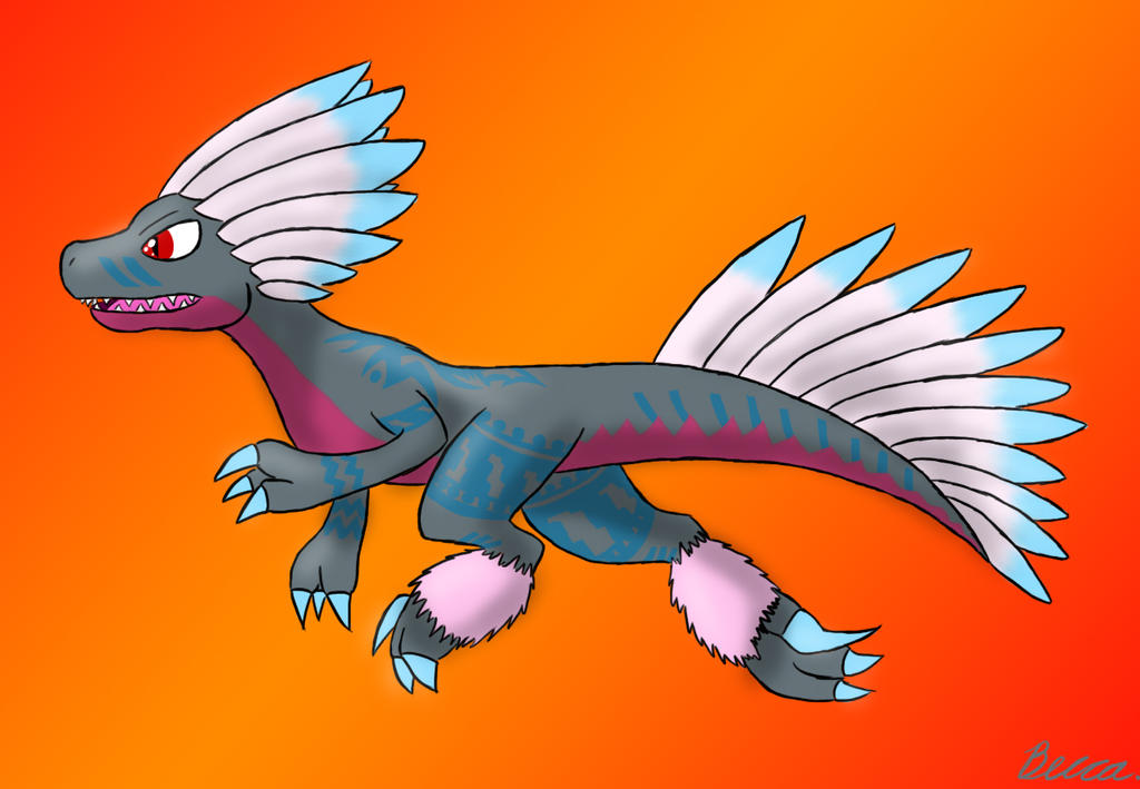 Yuri Raptor U-Raptor - Fossil Fighters Champions by Snowbound-Becca on DeviantArt