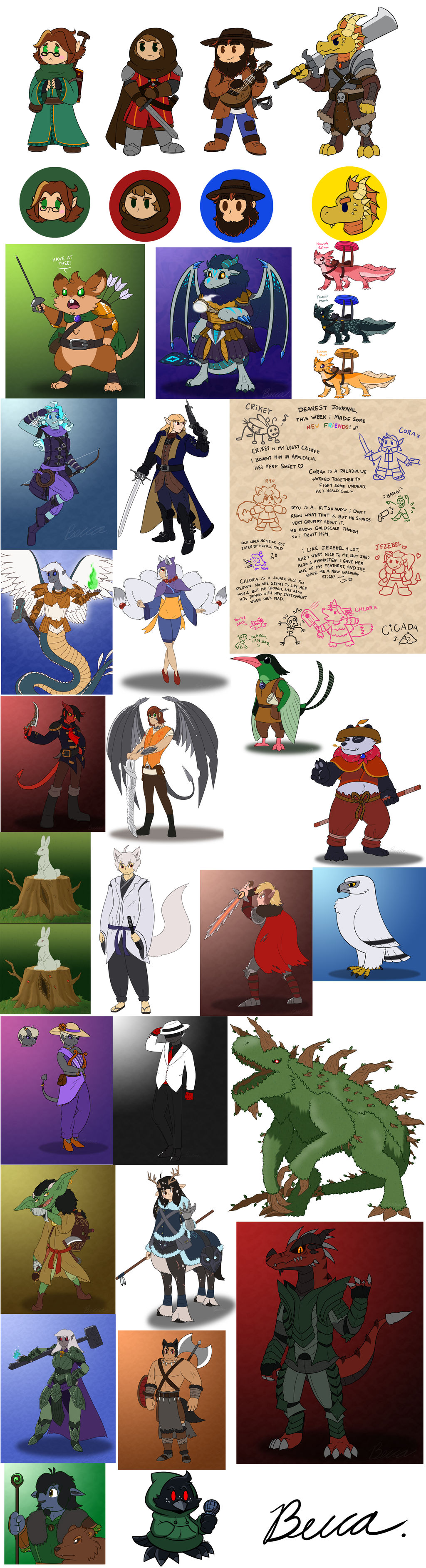DND Art Dump June 2021
