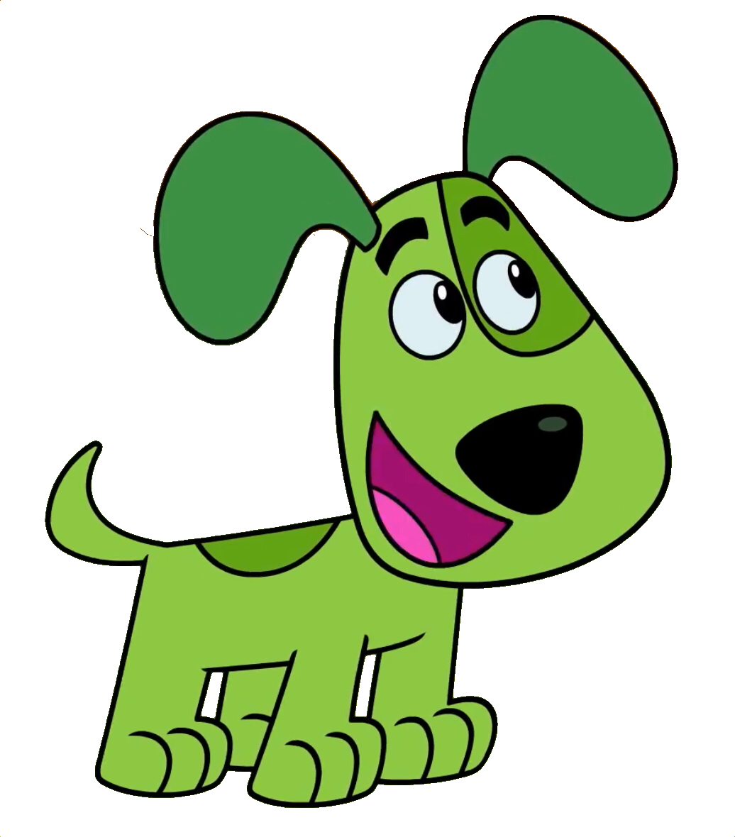 Greenie The Clue Dog (PNG) by RegularShowFan2005 on DeviantArt