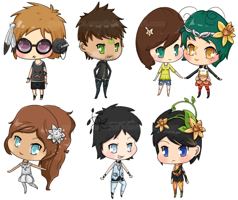 Subeta Chibi Commissions by Wanami on DeviantArt