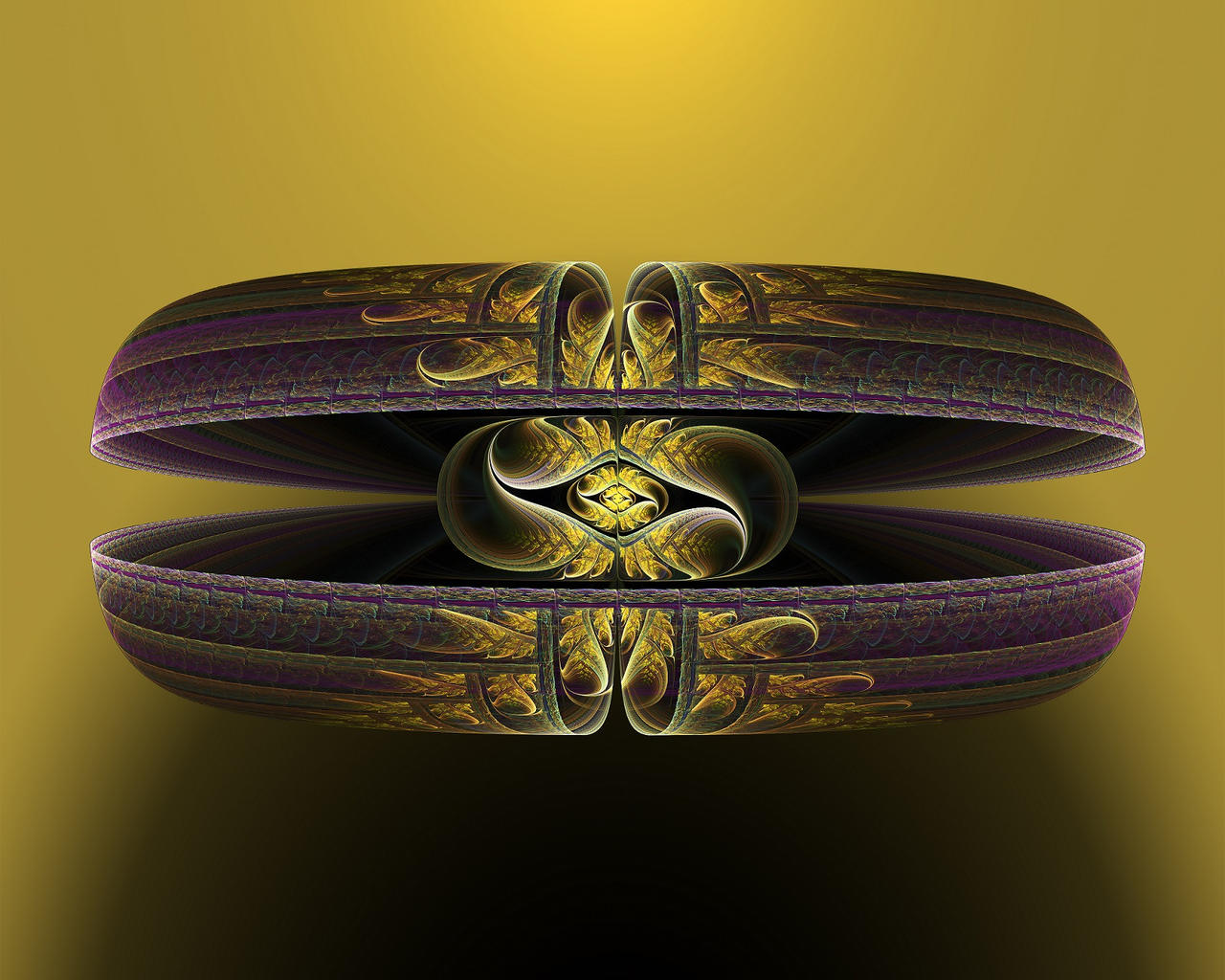 Curl, Cylinder2 gold Arcsinh