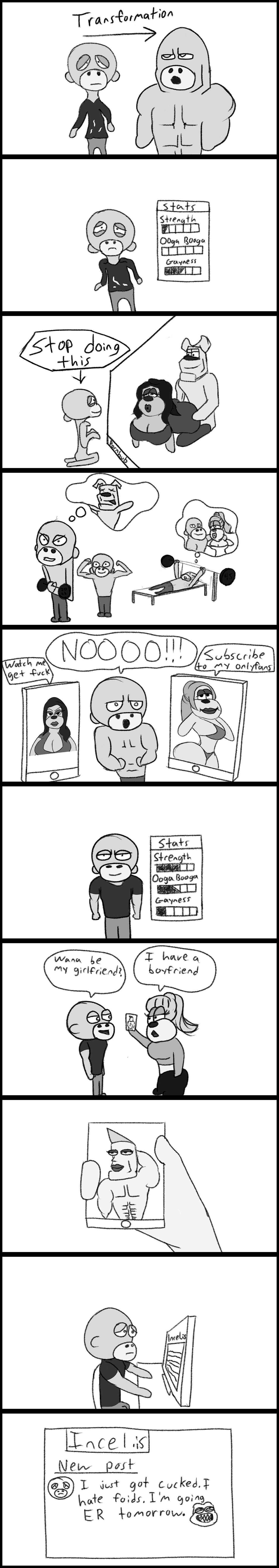 The Ascending Incel by IncelHitler on DeviantArt