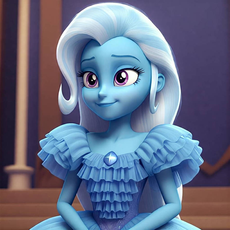 Cgi Trixie in a Gown by Julzette on DeviantArt