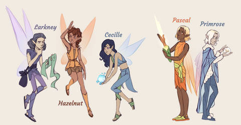 Disney fairies: characters lineup