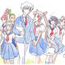 ChibiUsa and Friends at School