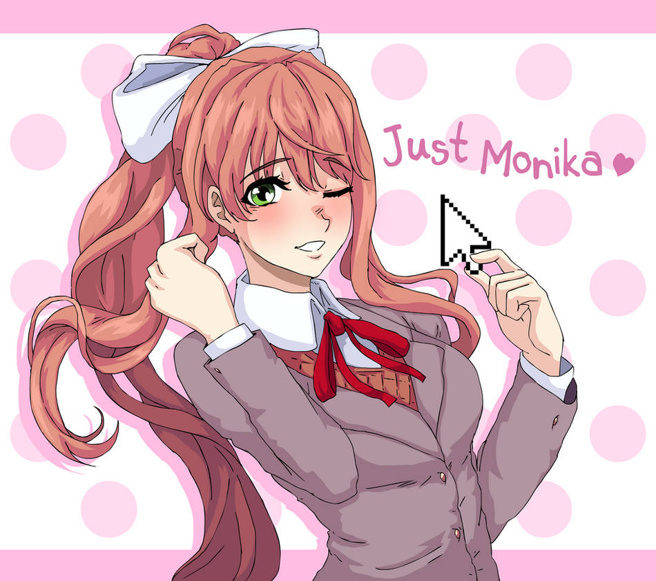 Just monika на русском. Моника доки доки литературный. Моника доки доки литературный клуб. Just Моника ДДЛК. Моника доки доки икона.