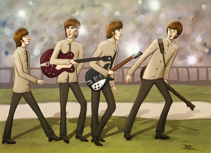 The Beatles at Shea Stadium