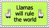 Llamas will rule-stamp