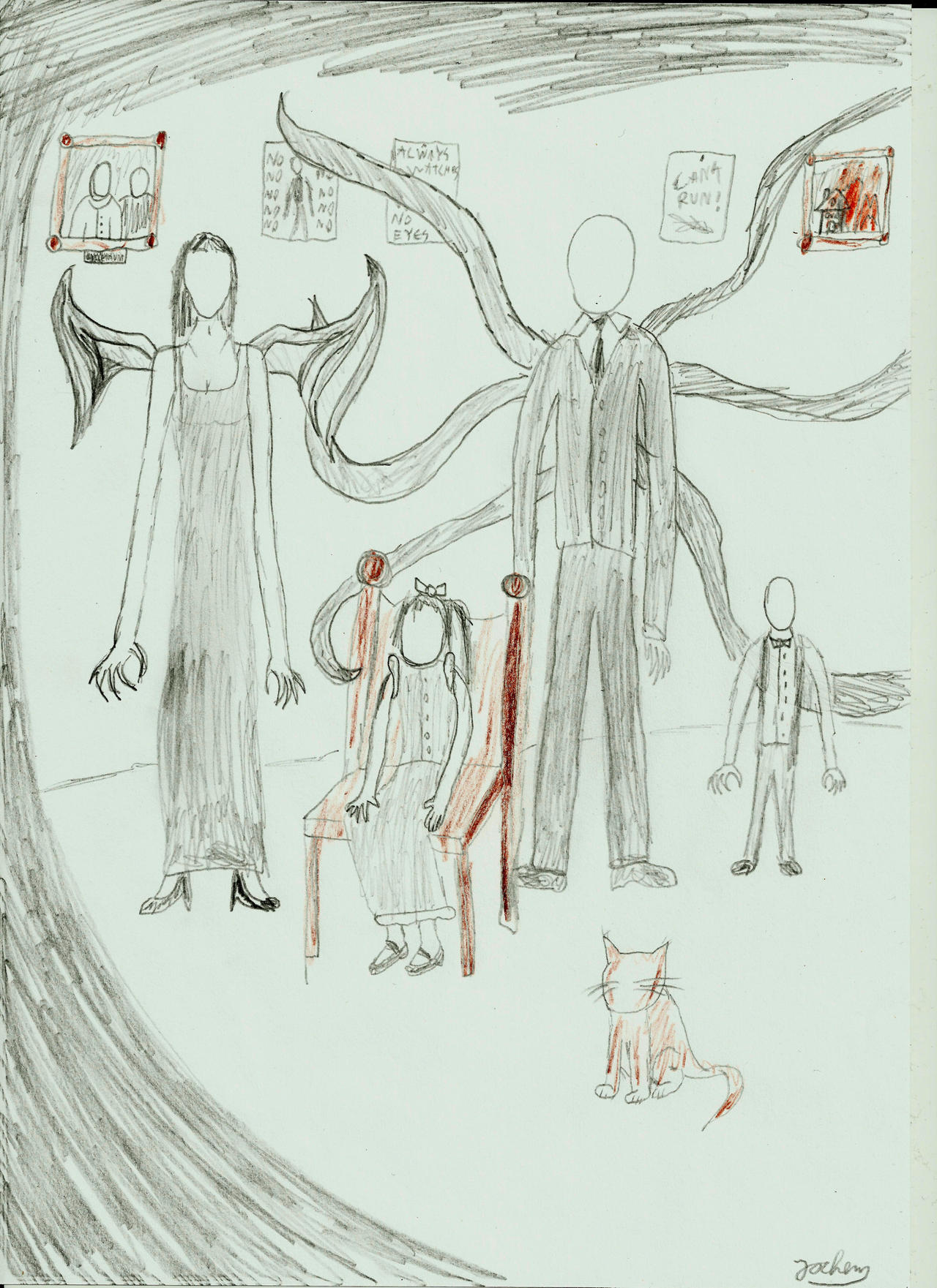 Slenderman And His Family By Jochemmasselink On DeviantArt slenderman-and-his-family-by-jochemmasselink-on-deviantart