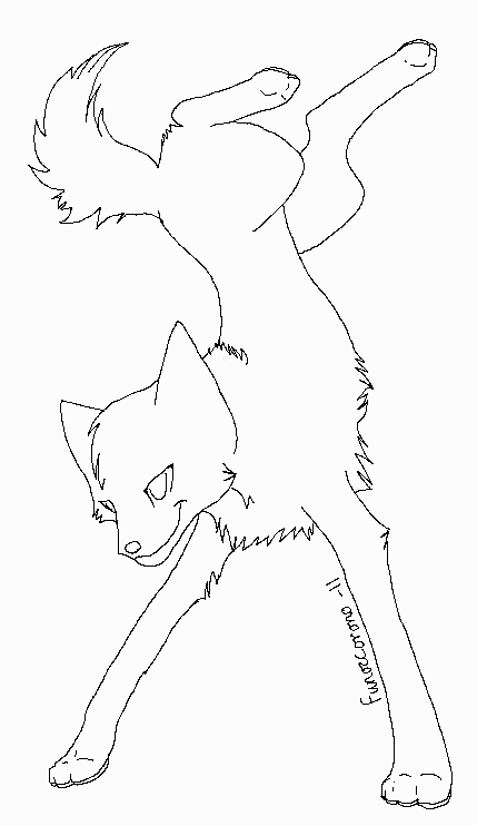 Free Dog Lineart2