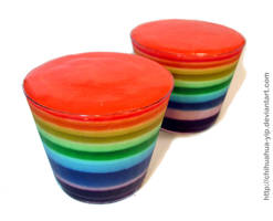 Rainbow Jello