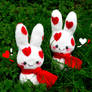 Plush love bunnies