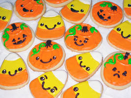 Halloween Iced Sugar Cookies